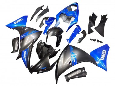 2012-2014 Yamaha YZF 1000 R1 Motorcycle Fairings - Blue Glossy Black Canada Suppliers