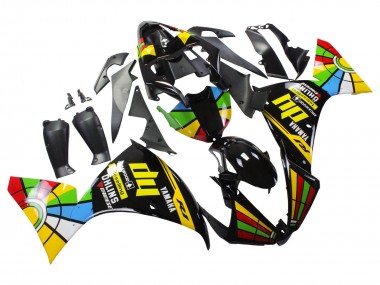 2012-2014 Yamaha YZF 1000 R1 Motorcycle Fairings - Glossy Black Yellow Green Blue Red Color Wheel Canada Suppliers