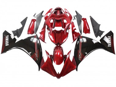 2012-2014 Yamaha YZF 1000 R1 Motorcycle Fairings - Red Glossy Black Canada Suppliers