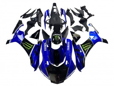 2015-2019 Yamaha YZF 1000 R1 Motorcycle Fairings - Blue Glossy Black Green Monster Canada Suppliers