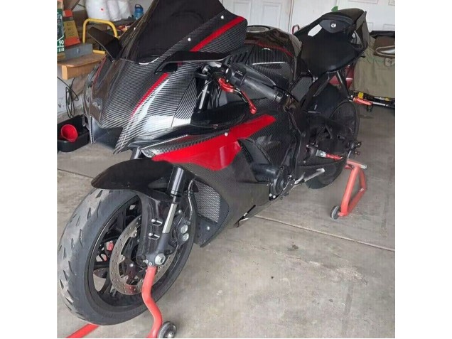 2020-2025 Yamaha YZF 1000 R1 Motorcycle Fairings - Black Carbon Fiber Red Canada Suppliers