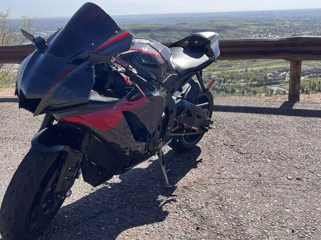 2020-2025 Yamaha YZF 1000 R1 Motorcycle Fairings - Black Carbon Fiber Red Canada Suppliers
