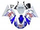 1998-2002 Yamaha YZF 600 R6 Motorcycle Fairings - White Blue Red Fiat 99 Canada Suppliers