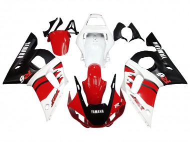 1998-2002 Yamaha YZF 600 R6 Motorcycle Fairings - White Red Glossy Black Canada Suppliers