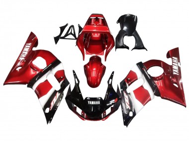 1998-2002 Yamaha YZF 600 R6 Motorcycle Fairings - Red White Glossy Black Canada Suppliers