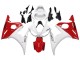 2006-2009 Yamaha YZF R6S Motorcycle Fairings - White Red Canada Suppliers