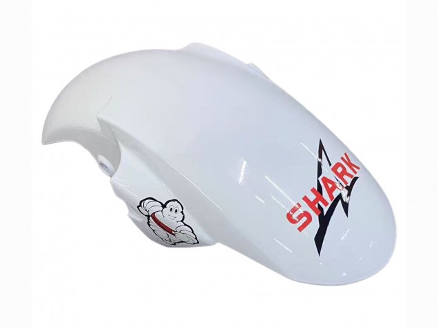 2006-2009 Yamaha YZF R6S Motorcycle Fairings - White with Dark Black Flame Canada Suppliers