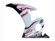2006-2009 Yamaha YZF R6S Motorcycle Fairings - White with Dark Black Flame Canada Suppliers