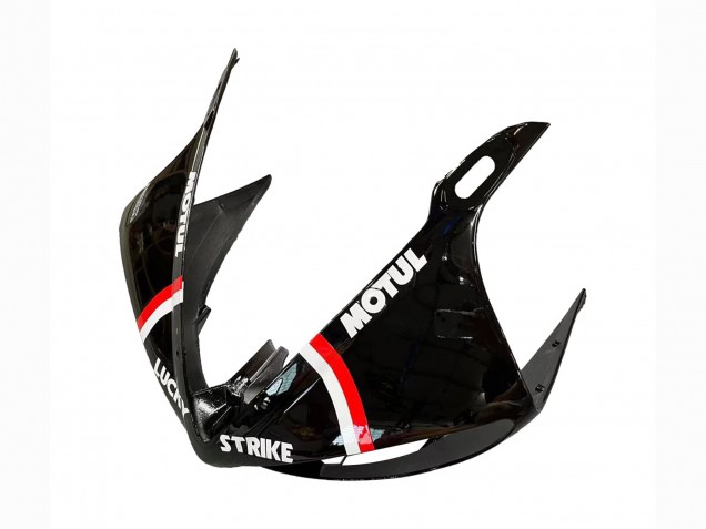 2006-2009 Yamaha YZF R6S Motorcycle Fairings - Glossy Black Red White Lucky Strike Motul Canada Suppliers