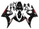 2006-2009 Yamaha YZF R6S Motorcycle Fairings - Glossy Black Red Canada Suppliers