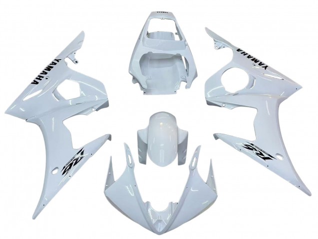 2006-2009 Yamaha YZF R6S Motorcycle Fairings - White Black Decals Canada Suppliers