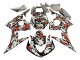 2006-2009 Yamaha YZF R6S Motorcycle Fairings - Black Red Grey Camouflage Canada Suppliers
