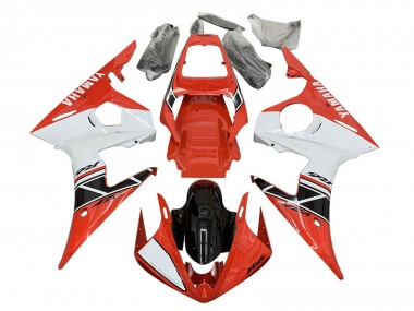 2006-2009 Yamaha YZF R6S Motorcycle Fairings - Red White Black Canada Suppliers