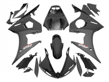 2006-2009 Yamaha YZF R6S Motorcycle Fairings - Glossy Black Matte Black Canada Suppliers