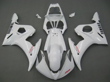 2006-2009 Yamaha YZF R6S Motorcycle Fairings - White Canada Suppliers