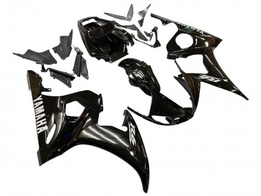 2005 Yamaha YZF 600 R6 Motorcycle Fairings - Glossy Black Canada Suppliers