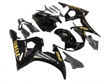 2005 Yamaha YZF 600 R6 Motorcycle Fairings - Black Gold Canada Suppliers