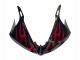 2005 Yamaha YZF 600 R6 Motorcycle Fairings - Black with Red Flame Canada Suppliers