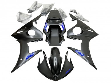 2005 Yamaha YZF 600 R6 Motorcycle Fairings - Black Blue Canada Suppliers