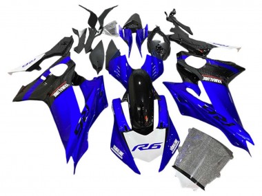 2017-2023 Yamaha YZF 600 R6 Motorcycle Fairings - Blue Black White Canada Suppliers