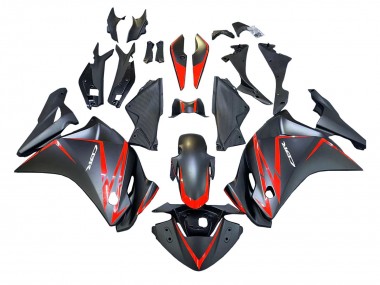 2011-2015 Honda CBR250RR Motorcycle Fairings - Matte Black Red Stripe Canada Suppliers