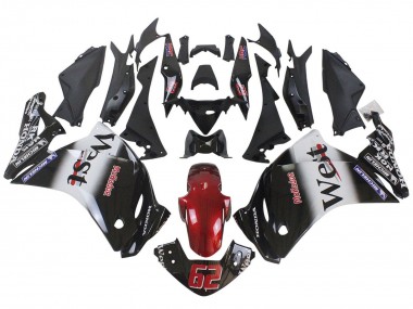 2011-2015 Honda CBR250RR Motorcycle Fairings - Glossy Black White West Red HRC 62 Canada Suppliers