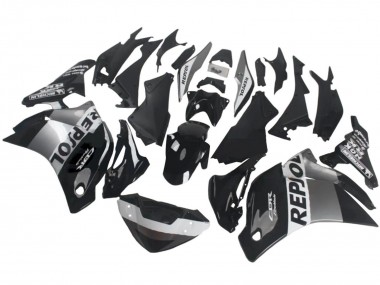 2011-2015 Honda CBR250RR Motorcycle Fairings - Silver White Glossy Black Repsol Canada Suppliers