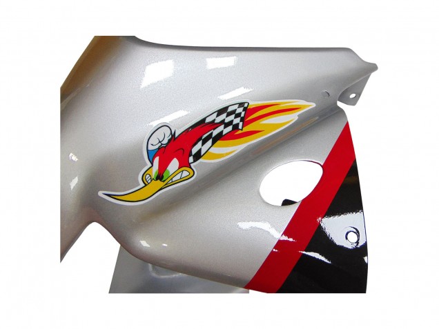 2000-2006 Honda VTR1000 Motorcycle Fairings - Silver Red Black Stripe Racing Canada Suppliers