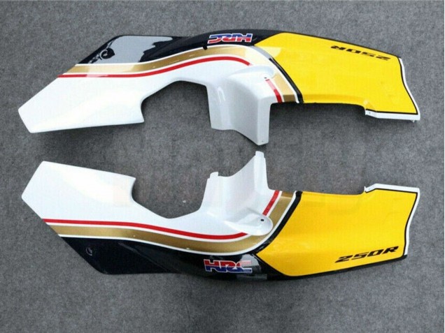 1988-1989 Honda NSR250R Motorcycle Fairings - White Yellow Gold Glossy Black Canada Suppliers