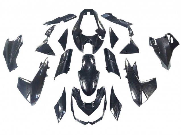 2010-2013 Kawasaki Z1000 Motorcycle Fairings - Black Carbon Fiber Canada Suppliers