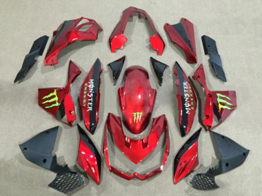 2010-2013 Kawasaki Z1000 Motorcycle Fairings - Red Glossy Black Green Monster Canada Suppliers