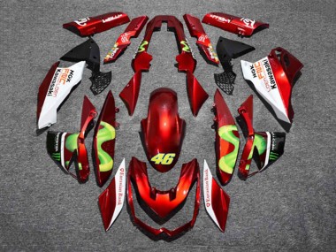2010-2013 Kawasaki Z1000 Motorcycle Fairings - Red White Green Monster 46 Canada Suppliers