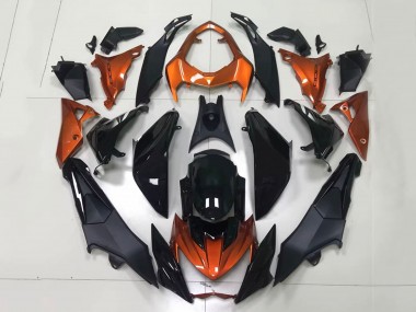 2014-2019 Kawasaki Z1000 Motorcycle Fairings - Orange Glossy Black Matte Black Canada Suppliers