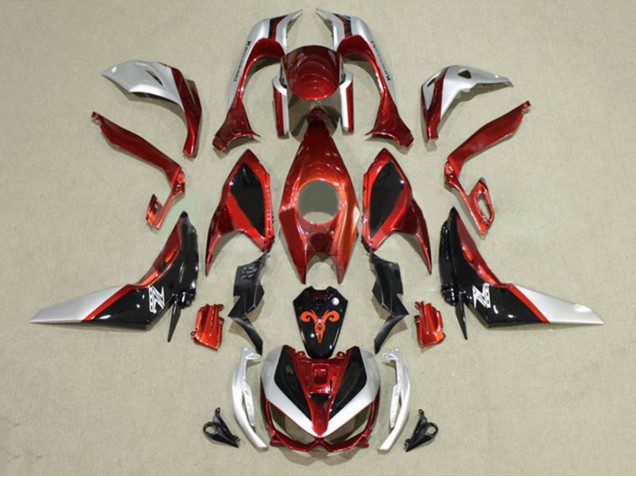 2014-2019 Kawasaki Z1000 Motorcycle Fairings - Red Silver Black Canada Suppliers