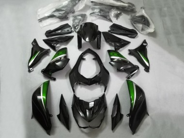 2013-2018 Kawasaki Z800 Motorcycle Fairings - Glossy Black Green Silver Canada Suppliers