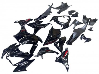 2013-2018 Kawasaki Z800 Motorcycle Fairings - Glossy Black Red Canada Suppliers