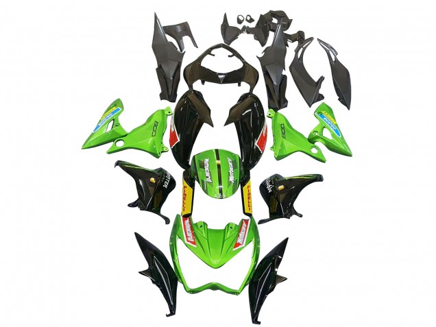 2013-2018 Kawasaki Z800 Motorcycle Fairings - Green Glossy Black Red Yellow Canada Suppliers