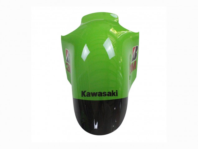 2002-2006 Kawasaki ZX12R Motorcycle Fairing - Green Glossy Black Elf Touch4 Monster Canada Suppliers
