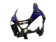 2000-2001 Kawasaki ZX9R Motorcycle Fairings - Glossy Black Blue Flame White Canada Suppliers