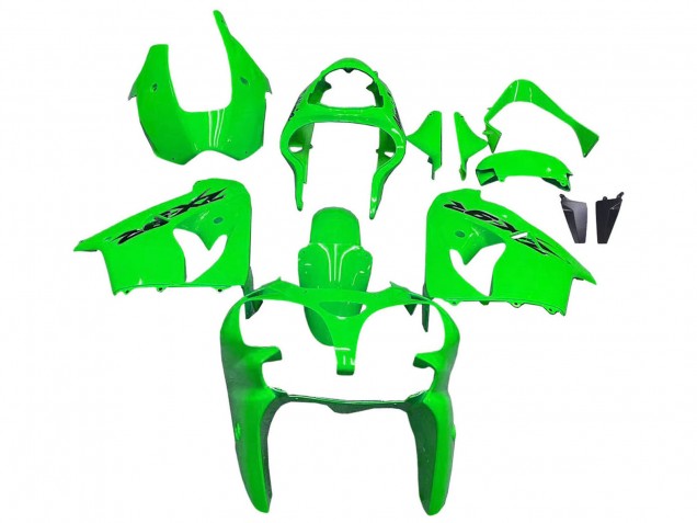 2000-2001 Kawasaki ZX9R Motorcycle Fairings - Green Canada Suppliers