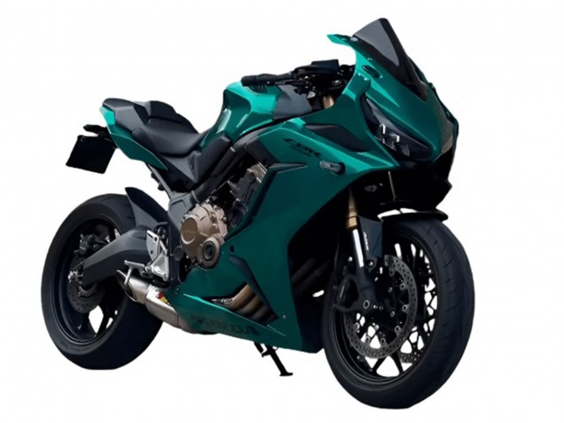 2021-2023 Honda CBR650R Motorcycle Fairings - Dark Green Canada Suppliers