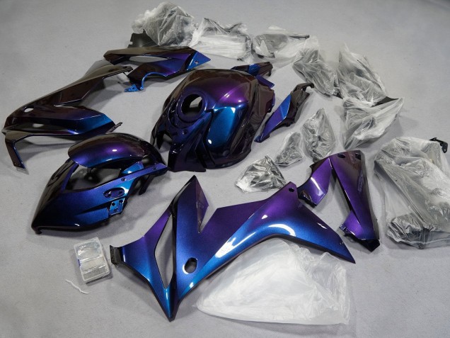 2021-2023 Honda CBR650R Motorcycle Fairings - Chameleon Blue Purple Canada Suppliers