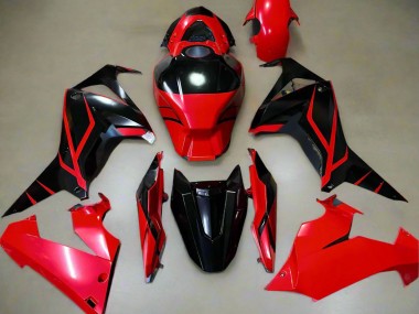 2021-2023 Honda CBR650R Motorcycle Fairings - Red Glossy Black Stripe Canada Suppliers