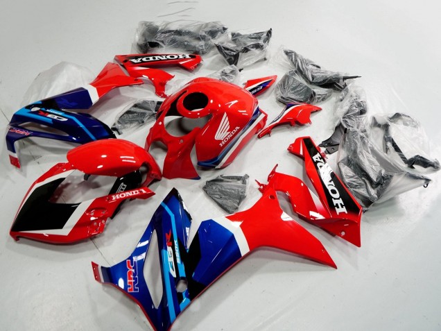 2021-2023 Honda CBR650R Motorcycle Fairings - Red Blue HRC Canada Suppliers