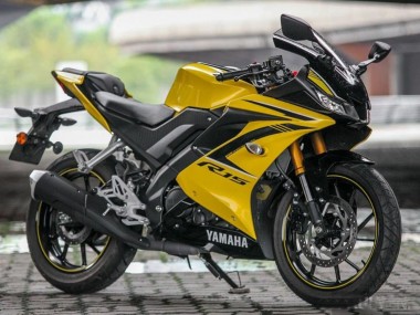 2018-2024 Yamaha YZF R15 Motorcycle Fairings - Yellow Black Canada Suppliers