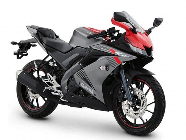 2018-2024 Yamaha YZF R15 Motorcycle Fairings - Matte Grey Red Canada Suppliers