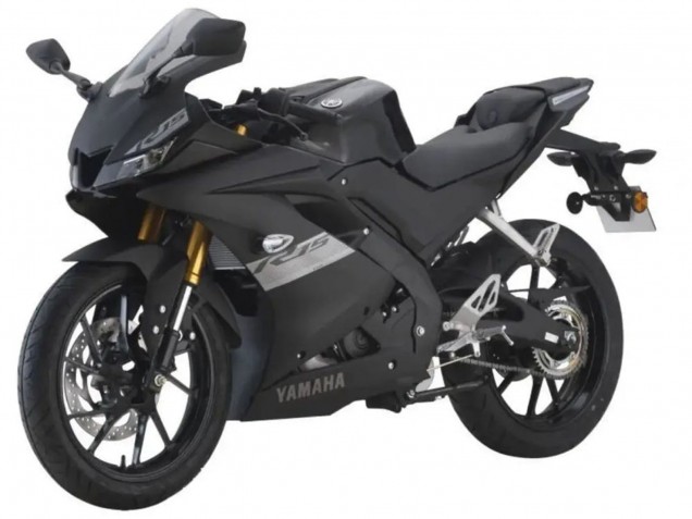 2018-2024 Yamaha YZF R15 Motorcycle Fairings - Matte Black Silver Canada Suppliers