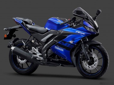 2018-2024 Yamaha YZF R15 Motorcycle Fairings - Blue Black White Canada Suppliers