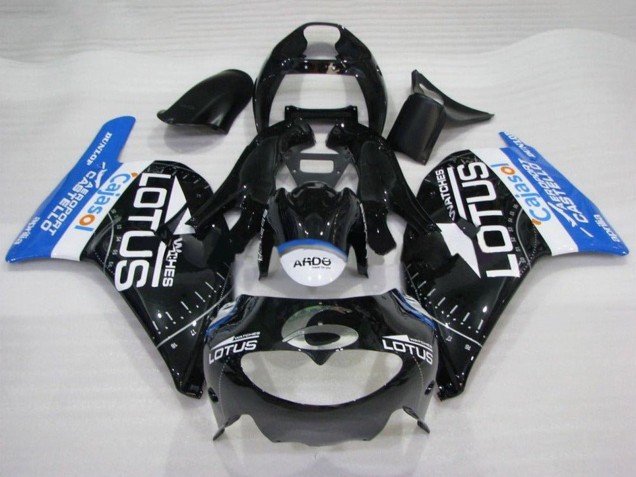 1995-1997 Aprilia RS250 Motorcycle Fairings - Glossy Black White Blue Lotus Canada Suppliers