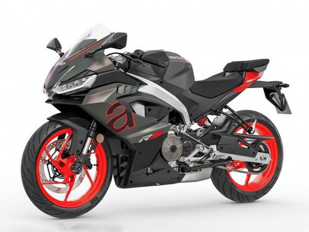 2024-2025 Aprilia RS457 Motorcycle Fairings - Matte Black Grey Red Canada Suppliers